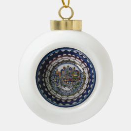 Armenisch-Jerusalem Keramik Kugel-Ornament