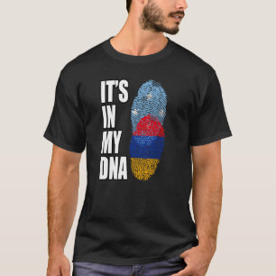 Armenisch und mikronesisch gemischte DNA-Heritage- T-Shirt