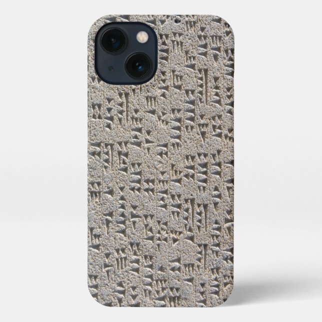 Armenisch Urartian Cuneiform Tablet-Glossie iPhone Hülle (Rückseite)