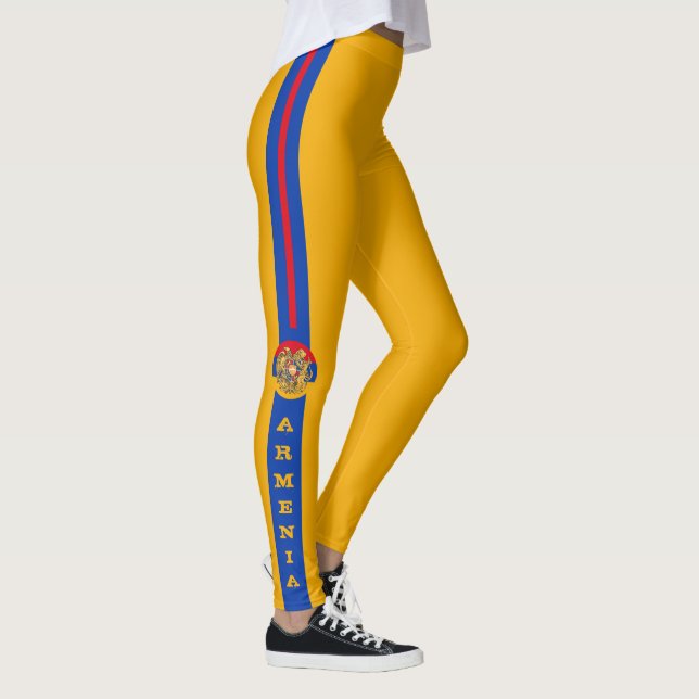 Armenische Flagge & Armenien-Modepatrioten /sports Leggings (Rechts)