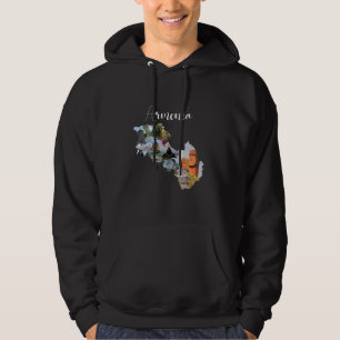 armenische Flagge, armenische Kleidung, armenische Hoodie