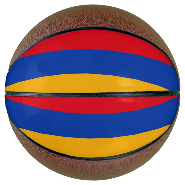armenische Flagge Basketball (Vorderseite)