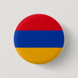 Armenische Flagge, Flagge Armeniens Button