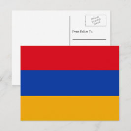 Armenische Flagge, Flagge Armeniens Postkarte