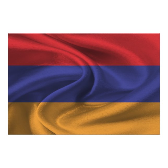 armenische Flagge Fotodruck (Vorne)