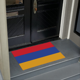 armenische Flagge Fußmatte