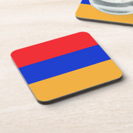 Armenische Flagge Getränkeuntersetzer