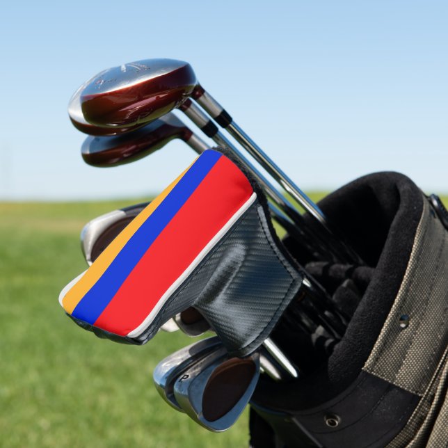 Armenische Flagge Golf Headcover (In Situ)