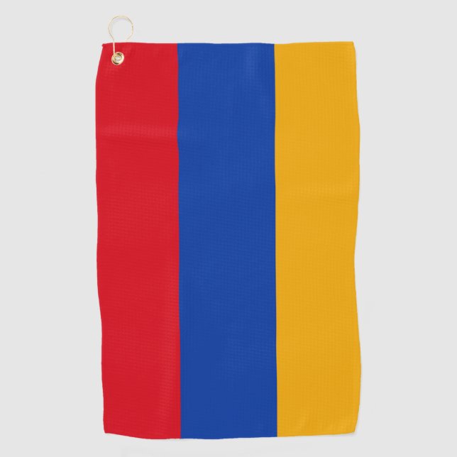 armenische Flagge Golfhandtuch (Vorderseite)