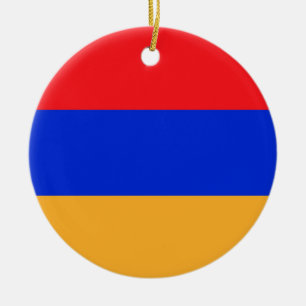 Armenische Flagge Keramik Ornament