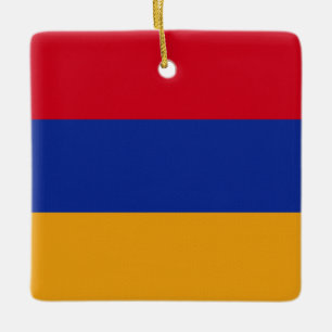 armenische Flagge Keramikornament
