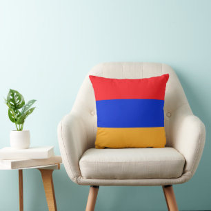 Armenische Flagge Kissen