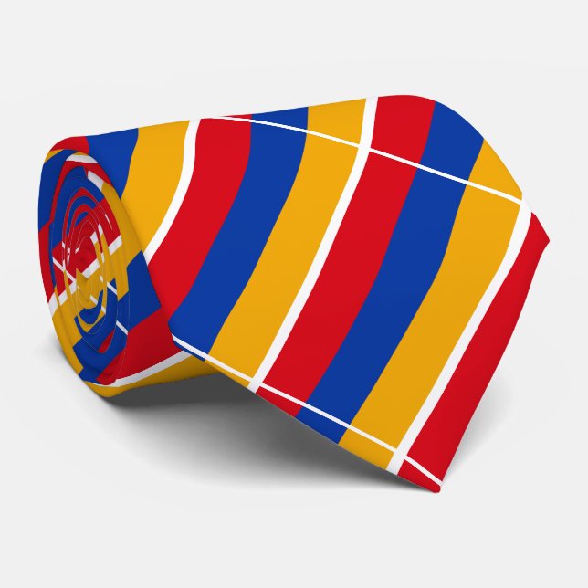 armenische Flagge Krawatte (Gerollt)