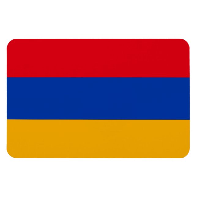 armenische Flagge Magnet (Horizontal)