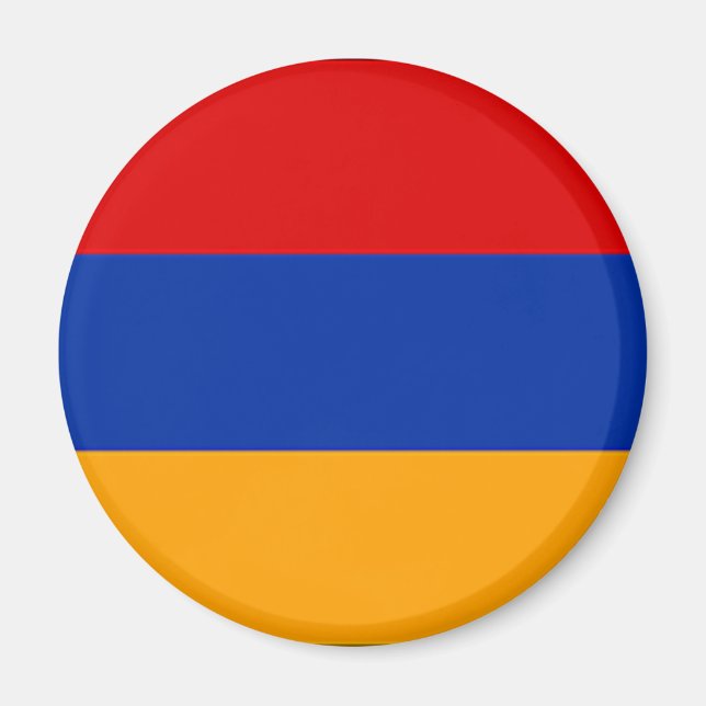 Armenische Flagge Magnet (Vorne)