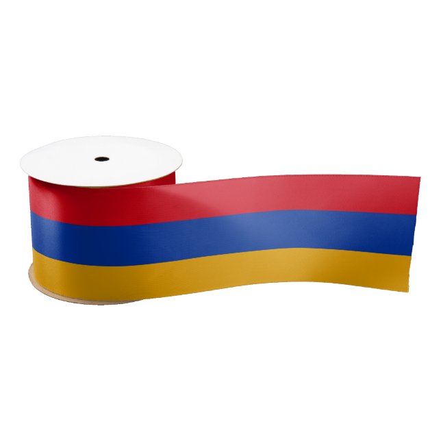 Armenische Flagge Satinband (Spule)