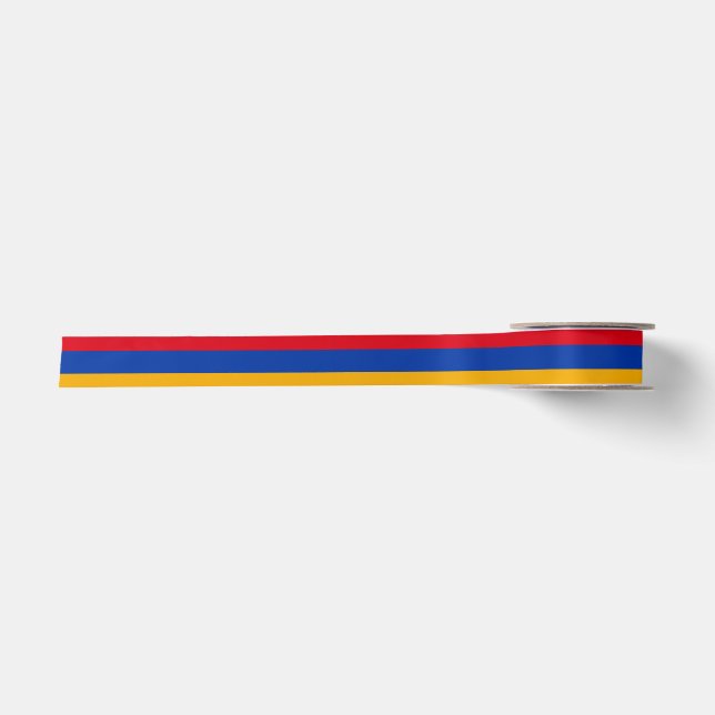 Armenische Flagge Satinband (Vorderseite)