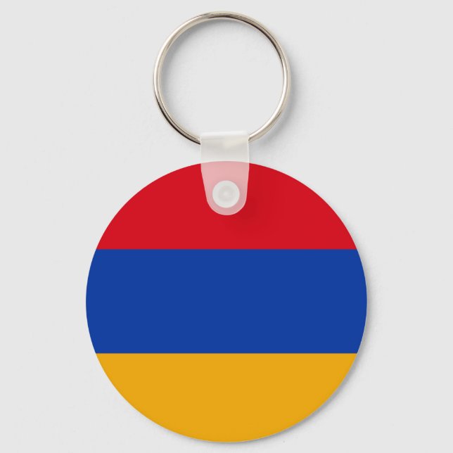 armenische Flagge Schlüsselanhänger (Vorderseite)