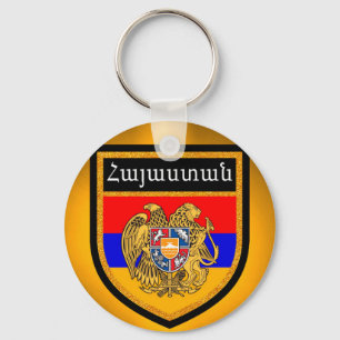 armenische Flagge Schlüsselanhänger