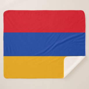 armenische Flagge Sherpadecke