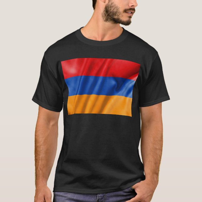 Armenische Flagge T-Shirt (Vorderseite)