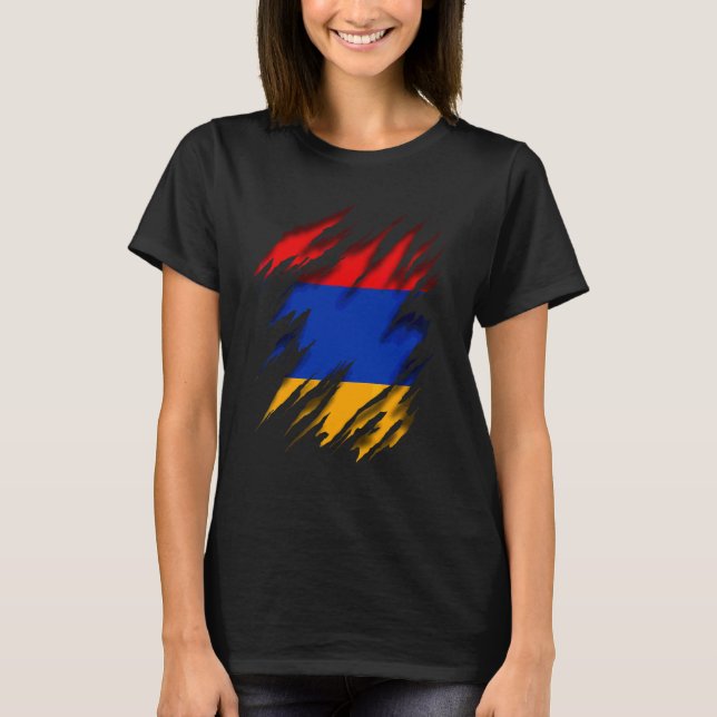armenische Flagge T-Shirt (Vorderseite)