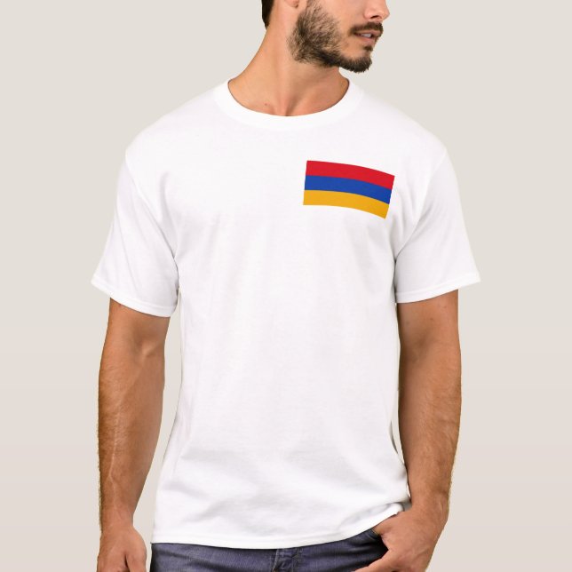 armenische Flagge T-Shirt (Vorderseite)
