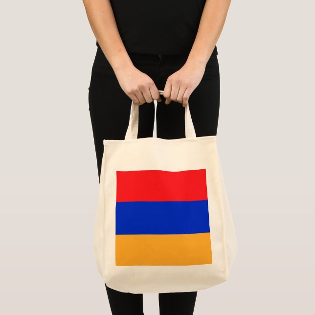 Armenische Flagge Tragetasche (Vorderseite (Produkt))