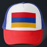 armenische Flagge Truckerkappe<br><div class="desc">armenische Flagge</div>