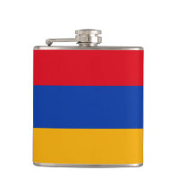 Armenische Flagge und Armenischer Patriot/Sportfan