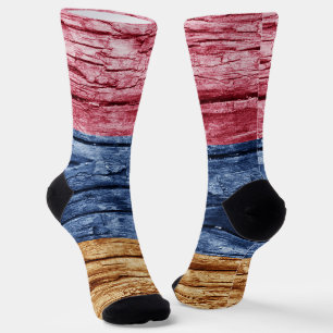 Armenische Holzflagge Socken