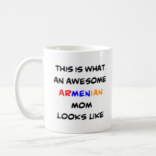 armenische Mutter, großartig Kaffeetasse (Links)