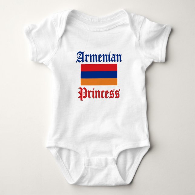 Armenische Prinzessin Baby Strampler (Vorderseite)