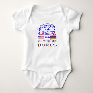 Armenische Teile mit Ihrem Namen Personalisiert Baby Strampler
