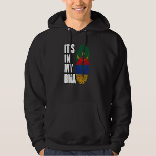 Armenische und mauretanische DNA-Heritage-Flagge Hoodie