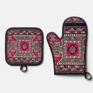 Armenische Volkshandöfen und Topflappen Ofenhandschuh & Topflappen-Set