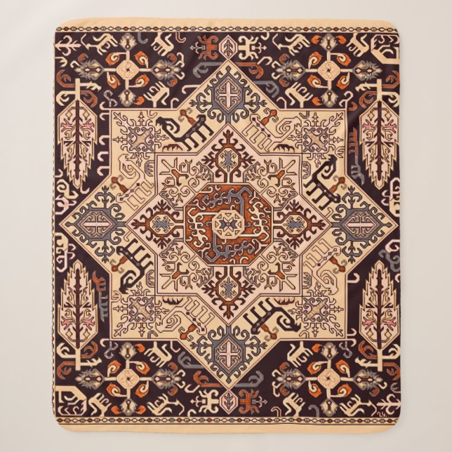 Armenische Volkskunst Sherpa Blanket Sherpadecke (Vorderseite)