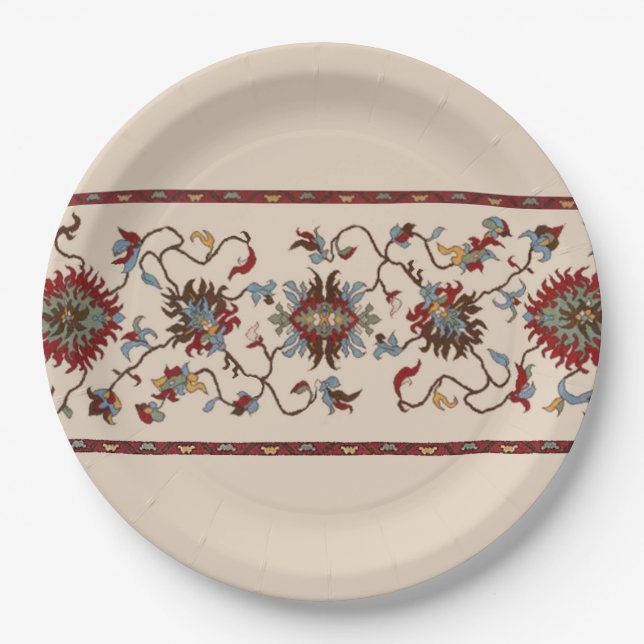 armenische Volkskunstplatte Pappteller (Vorderseite)
