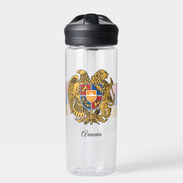 Armenische Wappen, Flagge, Armenien Trinkflasche (Vorderseite)