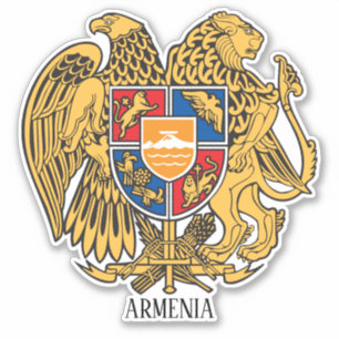 armenische Wappenmeere Aufkleber