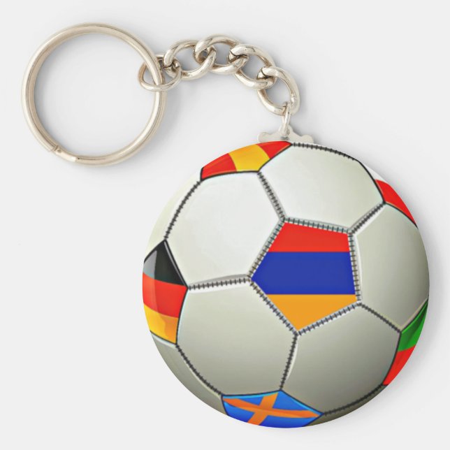 Armenischer Fußball Schlüsselanhänger (Vorne)
