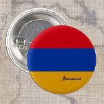 Armenischer Knopf, patriotische armenische Flaggen Button<br><div class="desc">Buttons: armenische und armenische Flagge - Liebe meines Landes,  Reise,  Urlaub,  Nationalpatrioten / Sportfans</div>