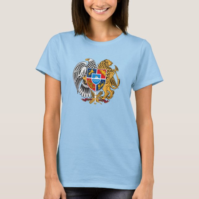 Armenischer Wappen-T - Shirt (Vorderseite)