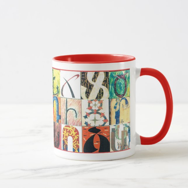 Armenisches Alphabet-Tasse Tasse (Rechts)
