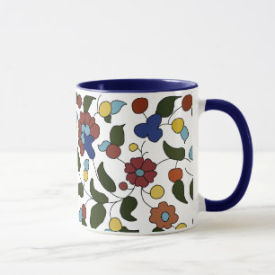 Armenisches Blumenmuster Tasse