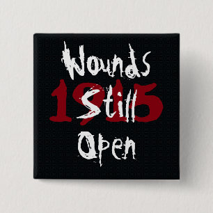 Armenisches Button gegen Völkermord