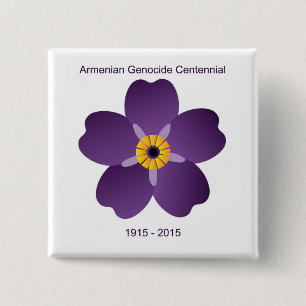 Armenisches Genozidcentennial-Emblem Button