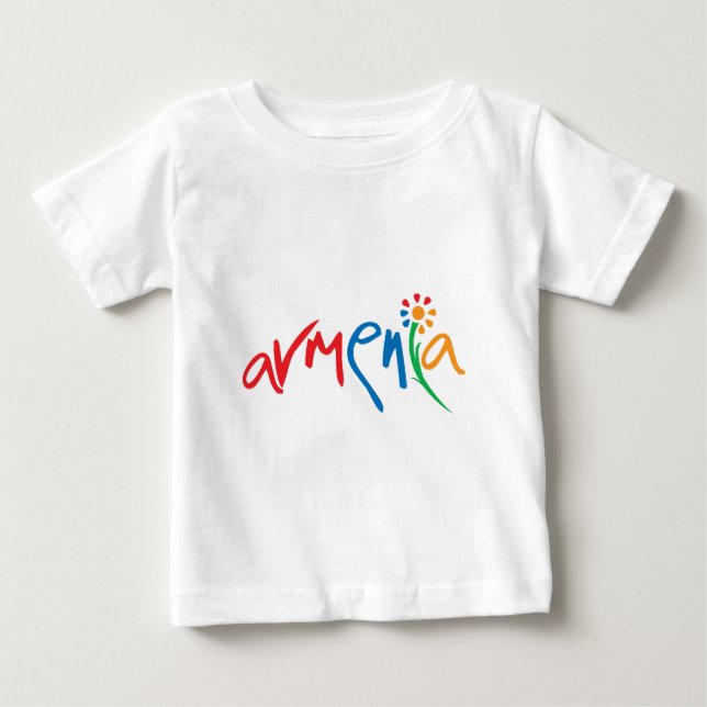 Armenisches offizielles Logo Baby T-shirt (Vorderseite)