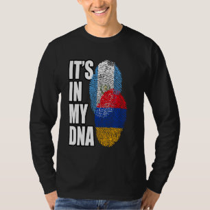 armenisches und guatemaltekisches MIX-DNA-Flaggeng T-Shirt