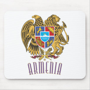 Armenisches Wappen Mousepad